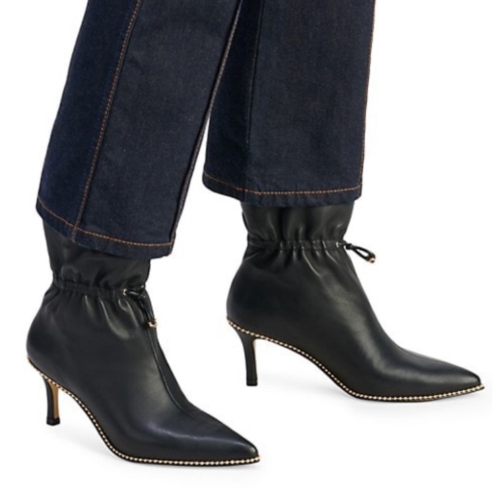 COACH Wynie Leather Ankle Boots - Picture 6 of 13